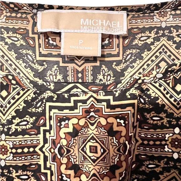 NWOT Michael Kors blouse with signature hardware - Picture 6 of 6